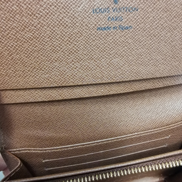 LOUIS VUITTON authentic monogram canvas medium flap wallet cardholder - Picture 6 of 10